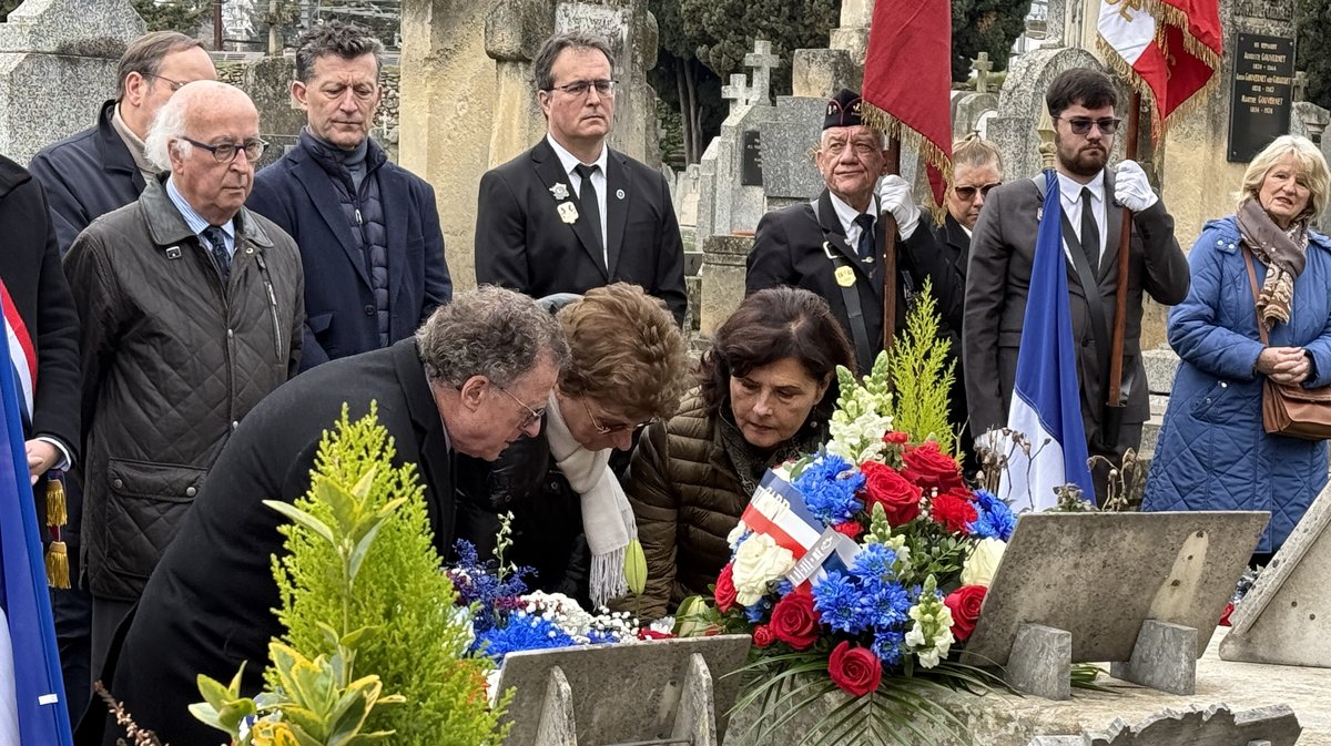 Cérémonie d'hommage cimetière Saint-Baudile de Nîmes