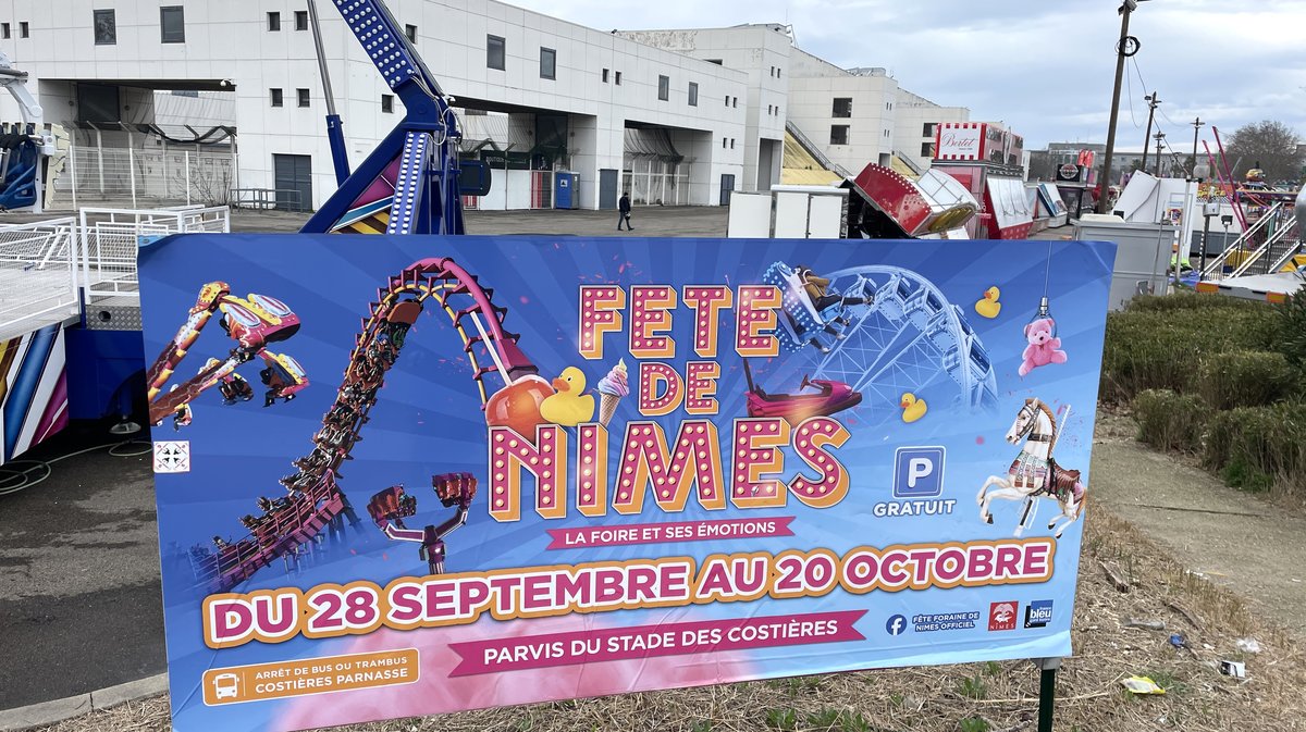 La fête foraine de Nîmes en 2025 (Photo Anthony Maurin)