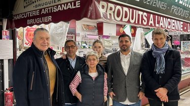 étaliers halles de Nîmes pio