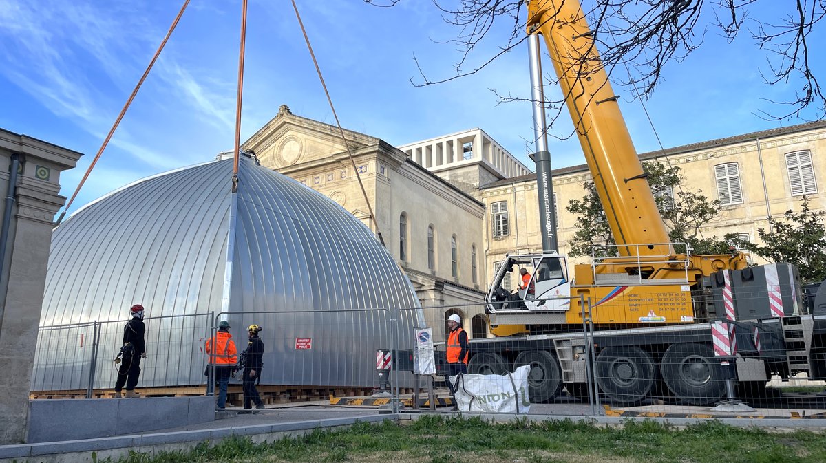 Dôme chapelle Université de Nîmes Hoche 2025 (Photo Anthony Maurin)