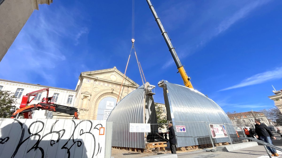 Dôme chapelle Université de Nîmes Hoche 2025 (Photo Anthony Maurin)