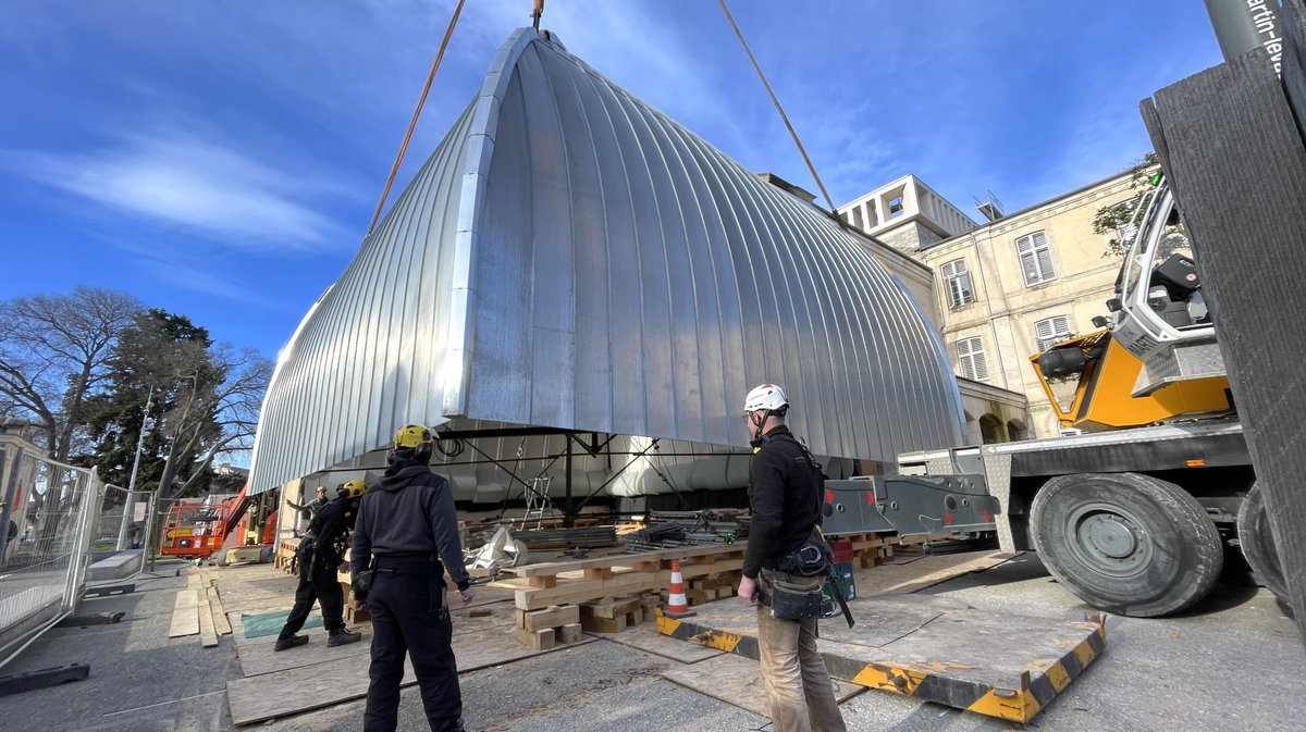 Dôme chapelle Université de Nîmes Hoche 2025 (Photo Anthony Maurin)