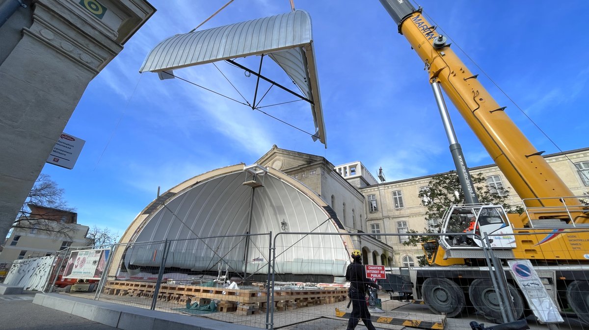 Dôme chapelle Université de Nîmes Hoche 2025 (Photo Anthony Maurin)