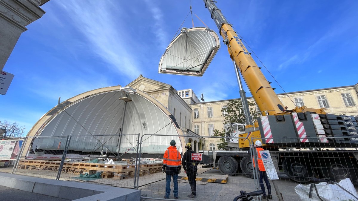 Dôme chapelle Université de Nîmes Hoche 2025 (Photo Anthony Maurin)