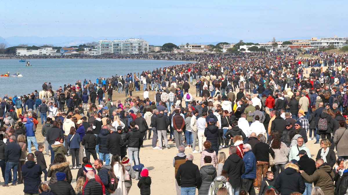 Abrivado des plages saison taurine 2025 Grau-du Roi (Photo Anthony Maurin)