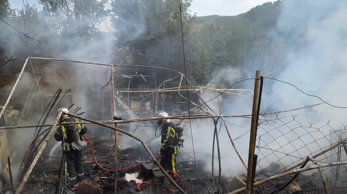 Une serre agricole a pris feu à Générargues