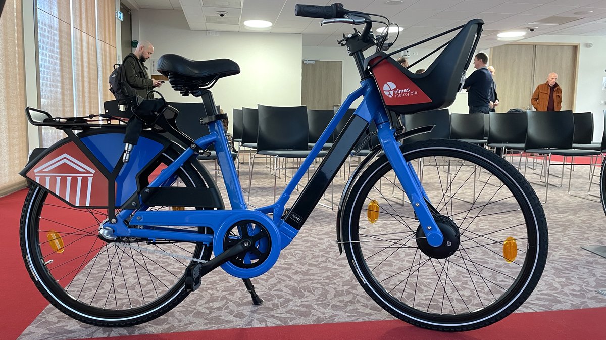 Vélo en libre service Nîmes métropole 2025 (Photo Anthony Maurin)