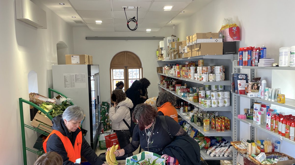 Univeristé de Nîmes Hoche épicerie solidaire Banque alimentaire 2025 (Photo Anthony Maurin)