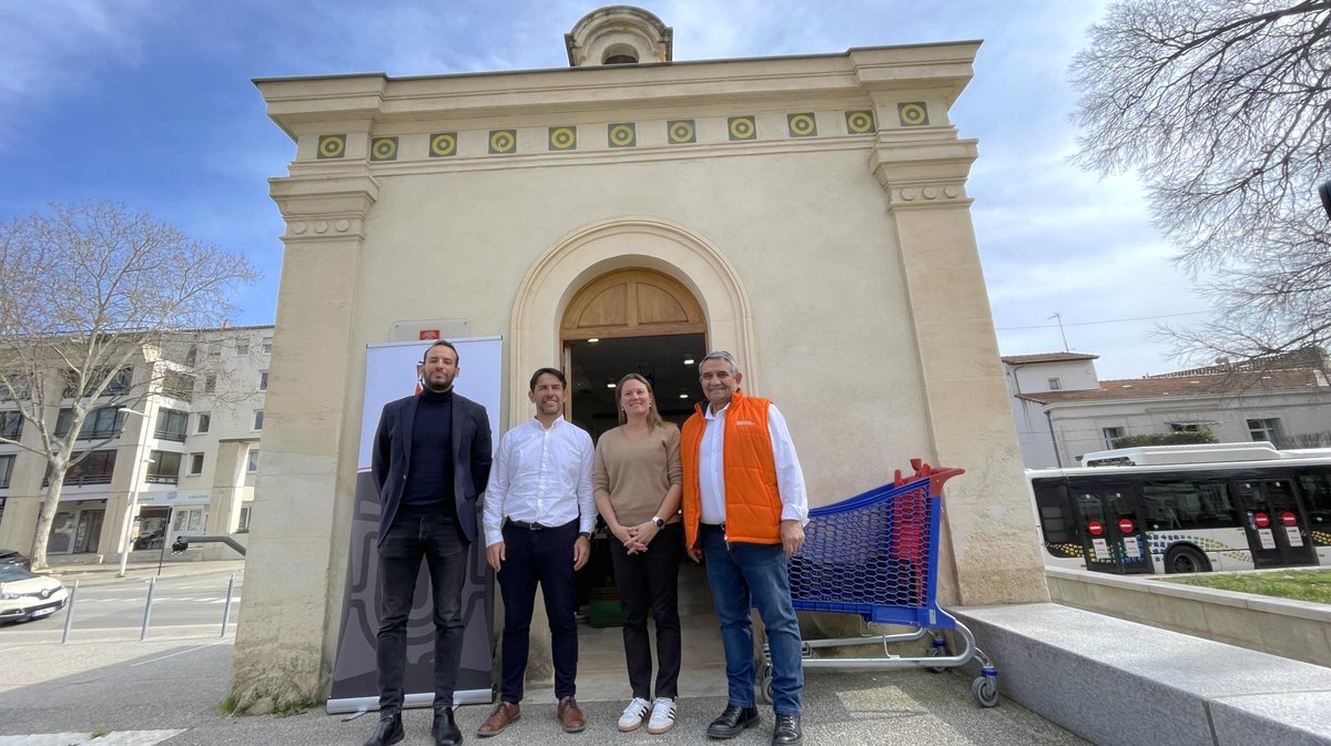 Univeristé de Nîmes Hoche épicerie solidaire Banque alimentaire 2025 (Photo Anthony Maurin)