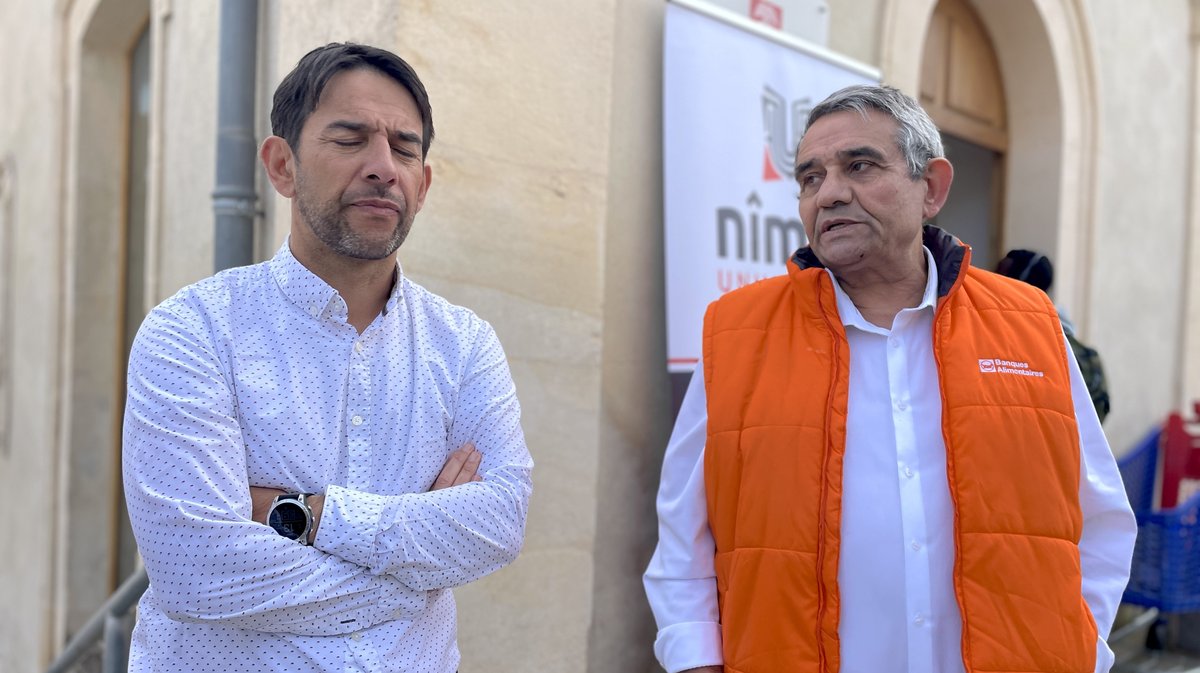 Univeristé de Nîmes Hoche épicerie solidaire Banque alimentaire 2025 (Photo Anthony Maurin)