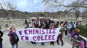 Le cortège des Féministes en colère ce 8 mars 2025 à Nîmes (Photo Anthony Maurin)