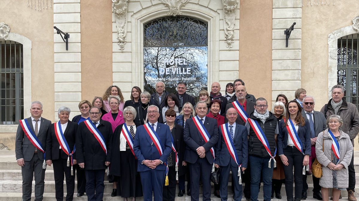 photo du conseil municipale d'Alès