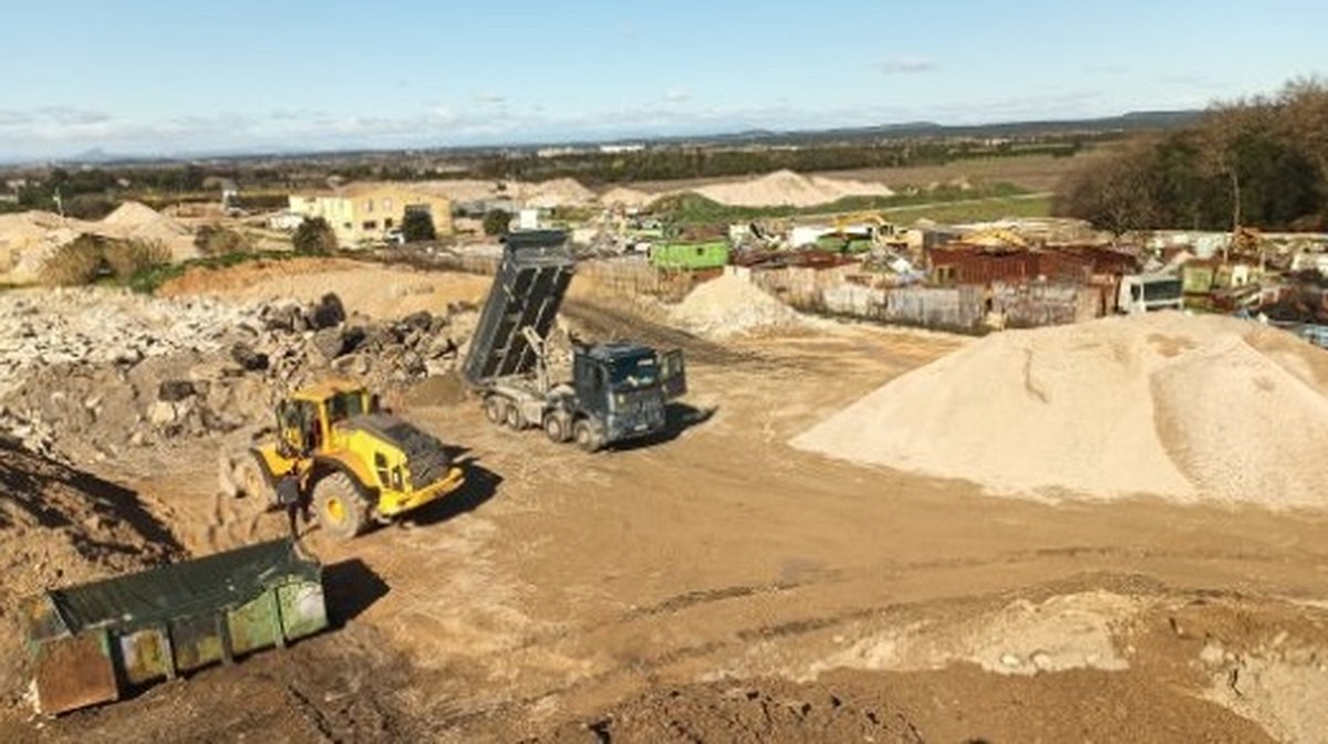 Le centre de recyclage GREEN D Vauvert (Photo Daudet électricité)