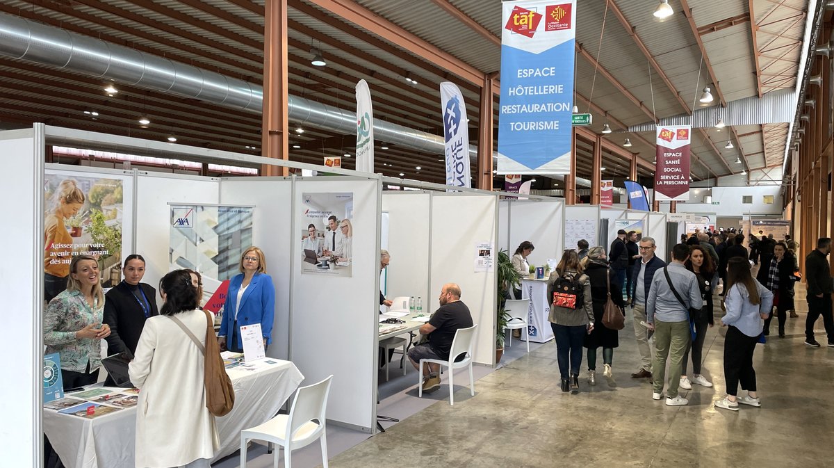 Le salon TAF à Nîmes le 19 mars 2025 (Photo Anthony Maurin)