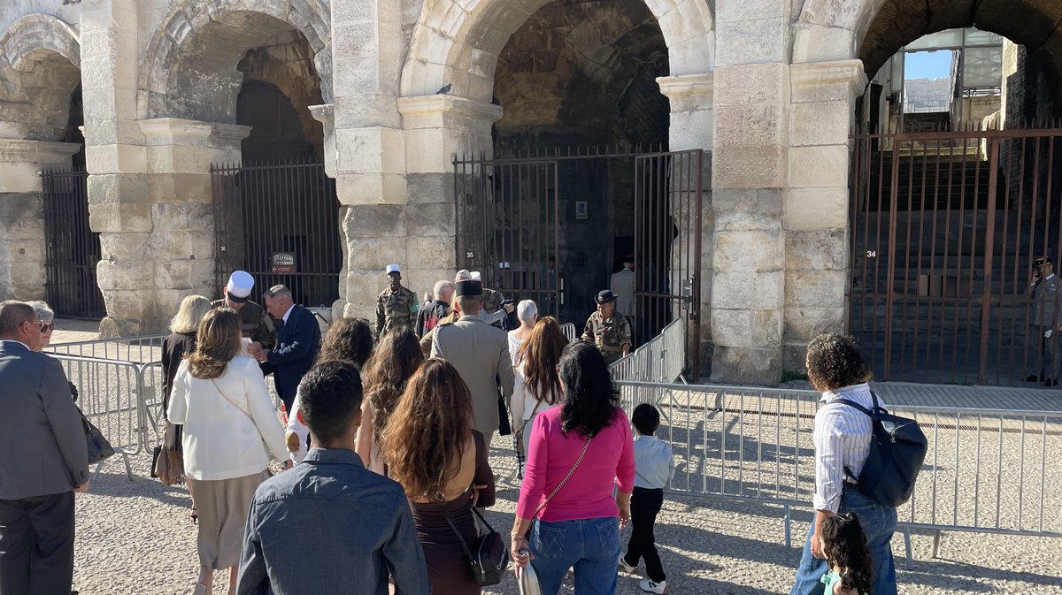 Le 2e REI célèbre Camerone aux arènes de Nîmes en 2025 (Photo Anthony Maurin)