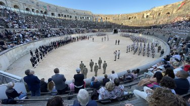Le 2e REI célèbre Camerone aux arènes de Nîmes en 2025 (Photo Anthony Maurin)