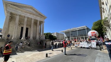 La manifestation du 1er mai 2025 à Nîmes (Photo Anthony Maurin)