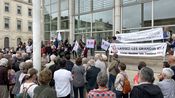 La LDH organisait à Nîmes un rassemblement en hommage à Aboubakar Cisse Nîmes (Photo Anthony Maurin)