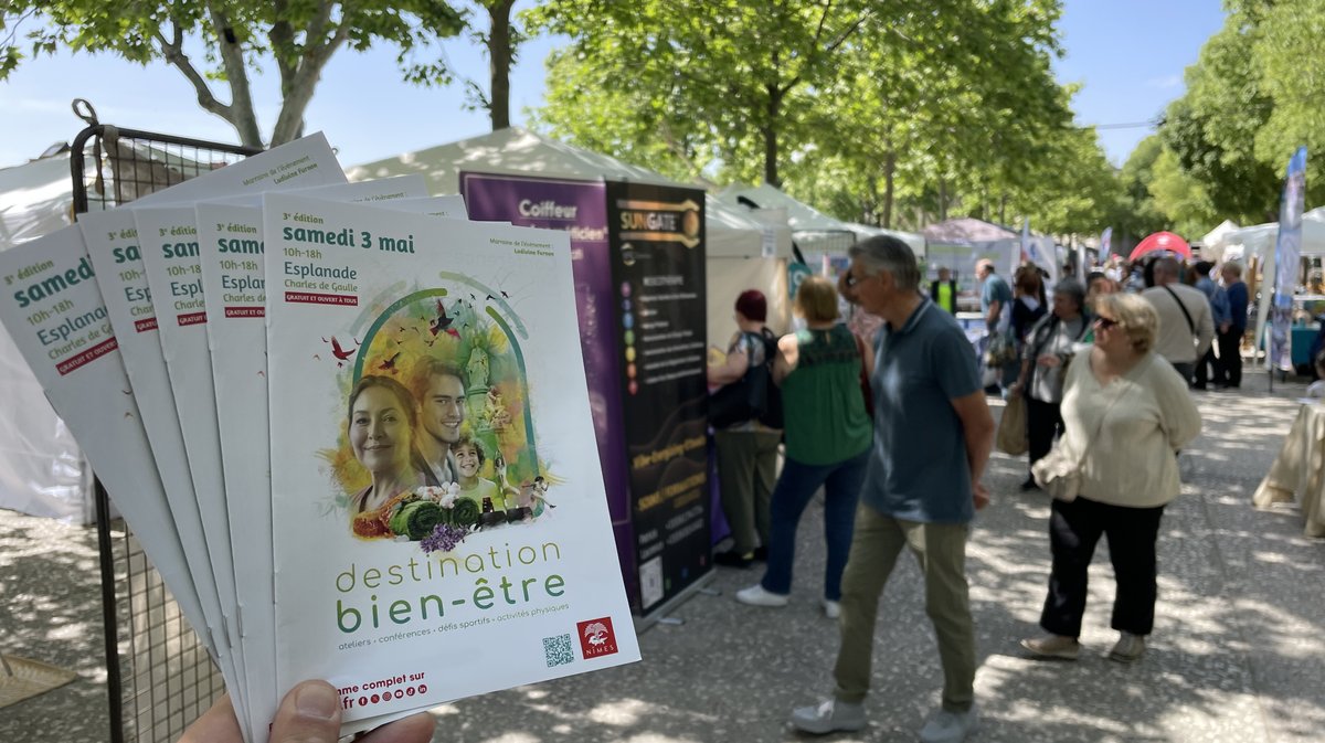 À Nîmes, "Destination Bien-Être" édition 2025 (Photo Anthony Maurin)