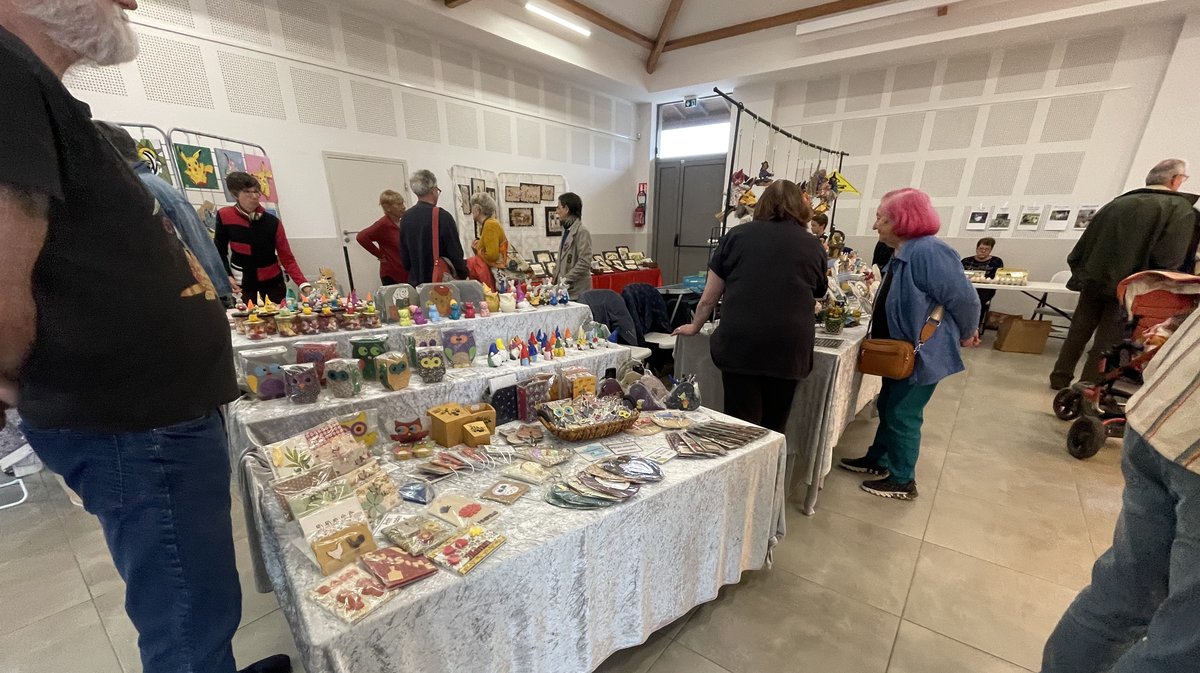 Un marché d'artisans accompagnait le festival