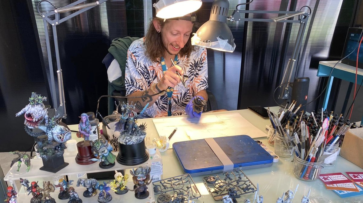 La peinture sur figurine fera partie des activités proposées pendant le week-end