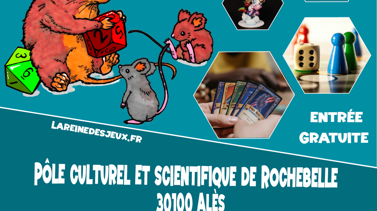 L'affiche du Festival des jeux d'Alès 2025