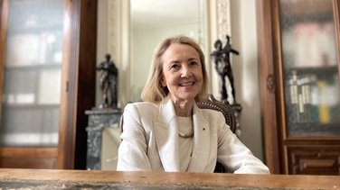 Académie de Nîmes Dominique Bona (Photo Anthony Maurin)