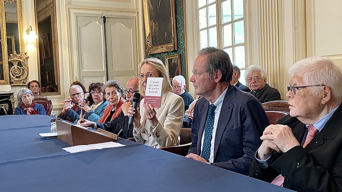 Académie de Nîmes Dominique Bona (Photo Anthony Maurin)