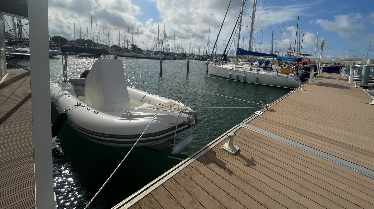 Le soleil était de sortie pour accompagner les marins.