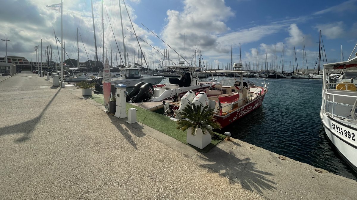 Le soleil était de sortie pour accompagner les marins.