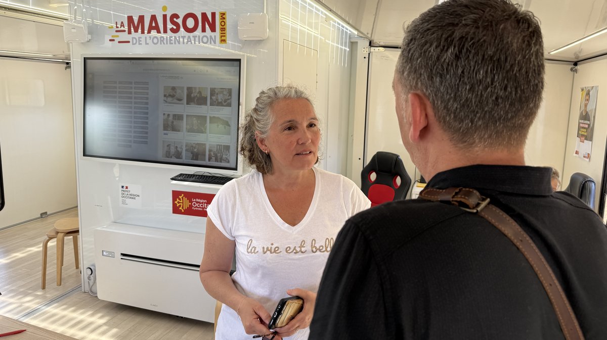 Carole Bizet, responsable de la Maison de l'Orientation de Montpellier