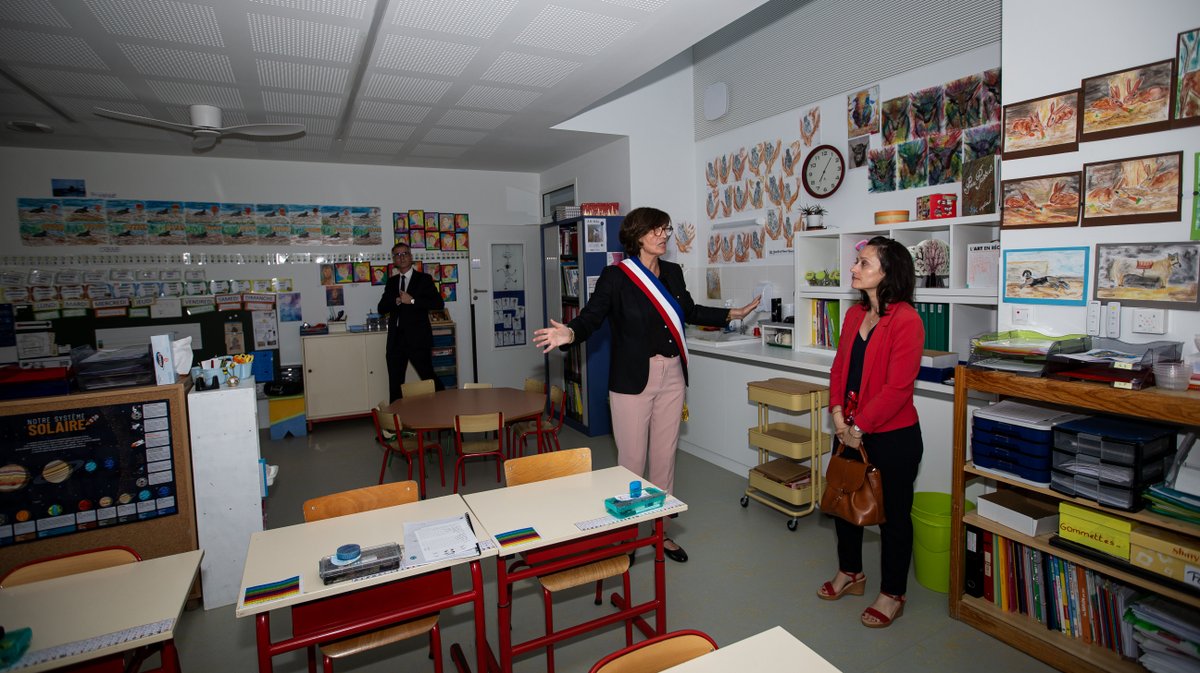 inauguration ecole rosa bonheur castillon du gard (yp)