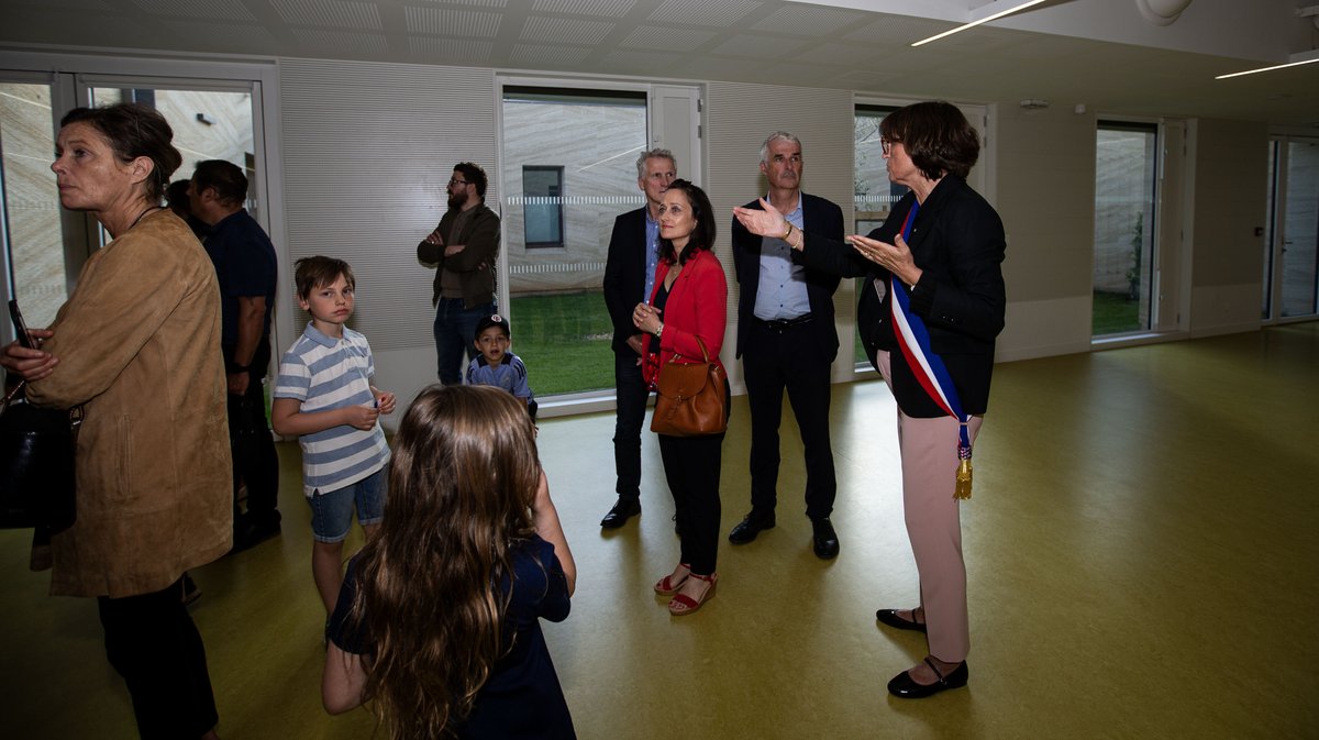 inauguration ecole rosa bonheur castillon du gard (yp)