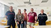 Sapeurs-pompiers en immersion au collège