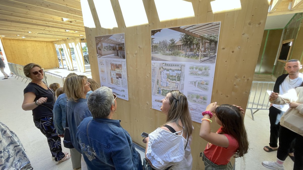 Pose de la première pierre du groupe scolaire de Montfrin (Photo Anthony Maurin) 2025