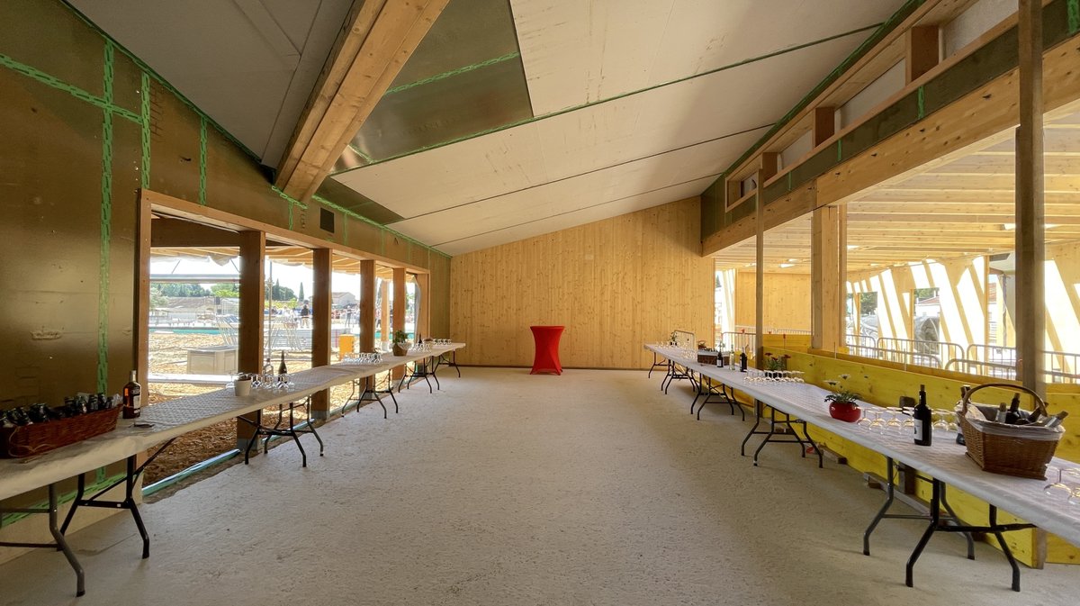 Pose de la première pierre du groupe scolaire de Montfrin (Photo Anthony Maurin) 2025