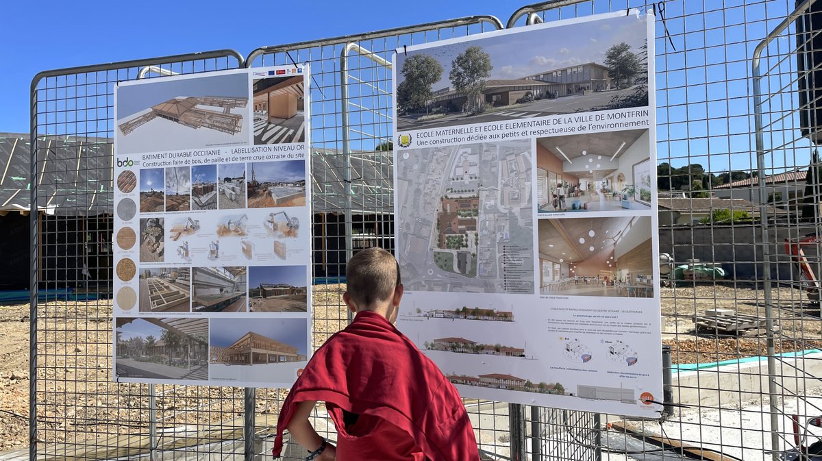 Pose de la première pierre du groupe scolaire de Montfrin (Photo Anthony Maurin) 2025