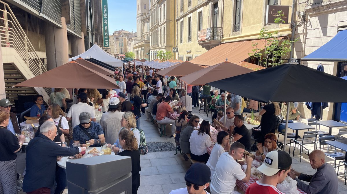 Pique-nique des Halles de Nîmes 2025 (Photo Anthony Maurin)