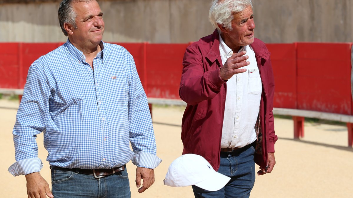 Printemps de l'Aficion Nîmes 2025 Becerrada de Jalabert pour Andy Martin, Baptiste Angosto, Léo Pallatier, Mathis Meseguer, Rémy Asensio (Photo Anthony Maurin)CV4P5350