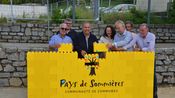 Pose première pierre groupe scolaire intercommunal Montmirat Pays de Sommières