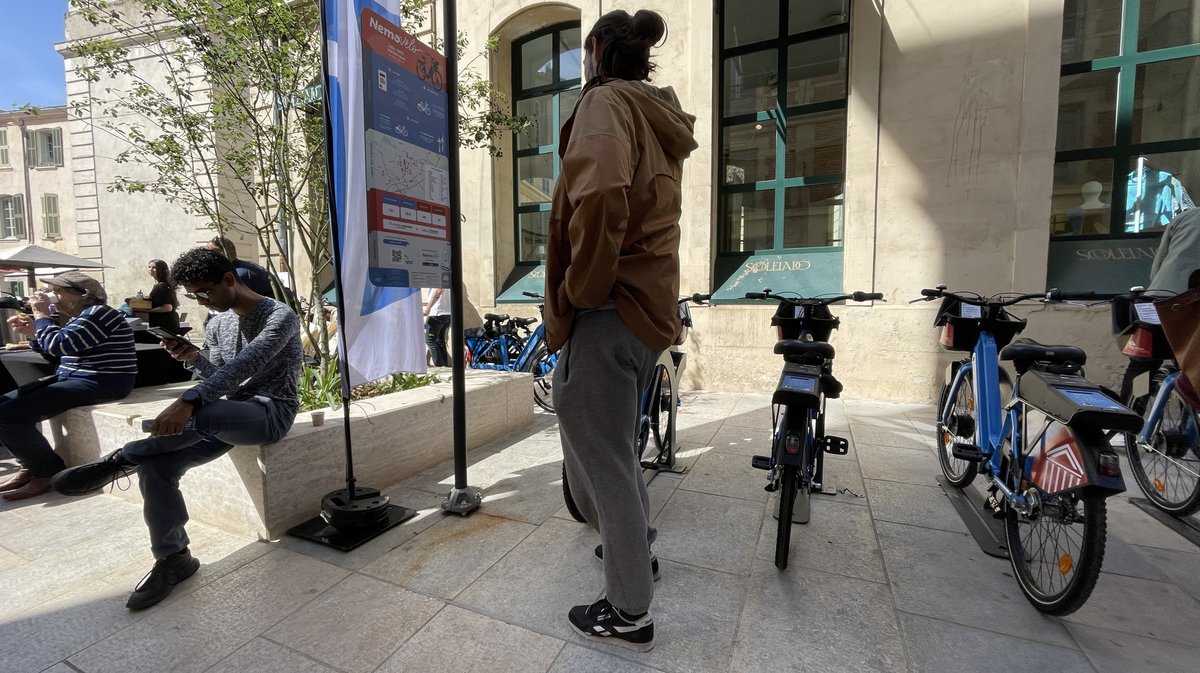 NemoVélo de Nîmes métropole, le vélo en libre-service (Photo Anthony Maurin)