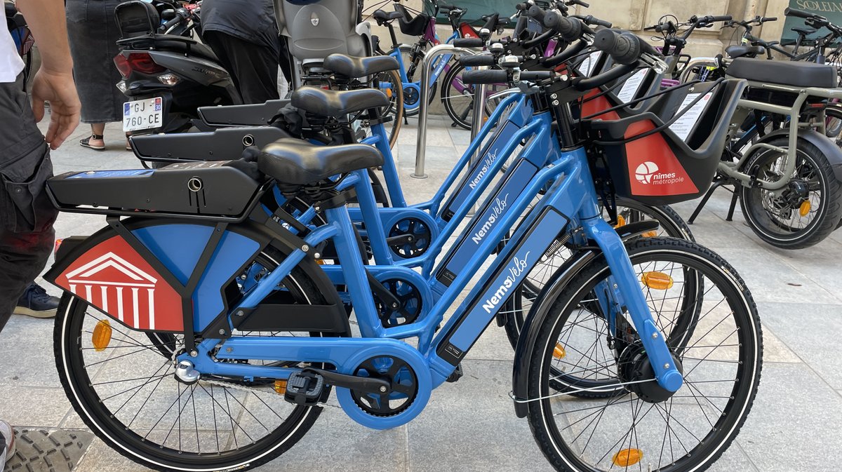 NemoVélo de Nîmes métropole, le vélo en libre-service (Photo Anthony Maurin)