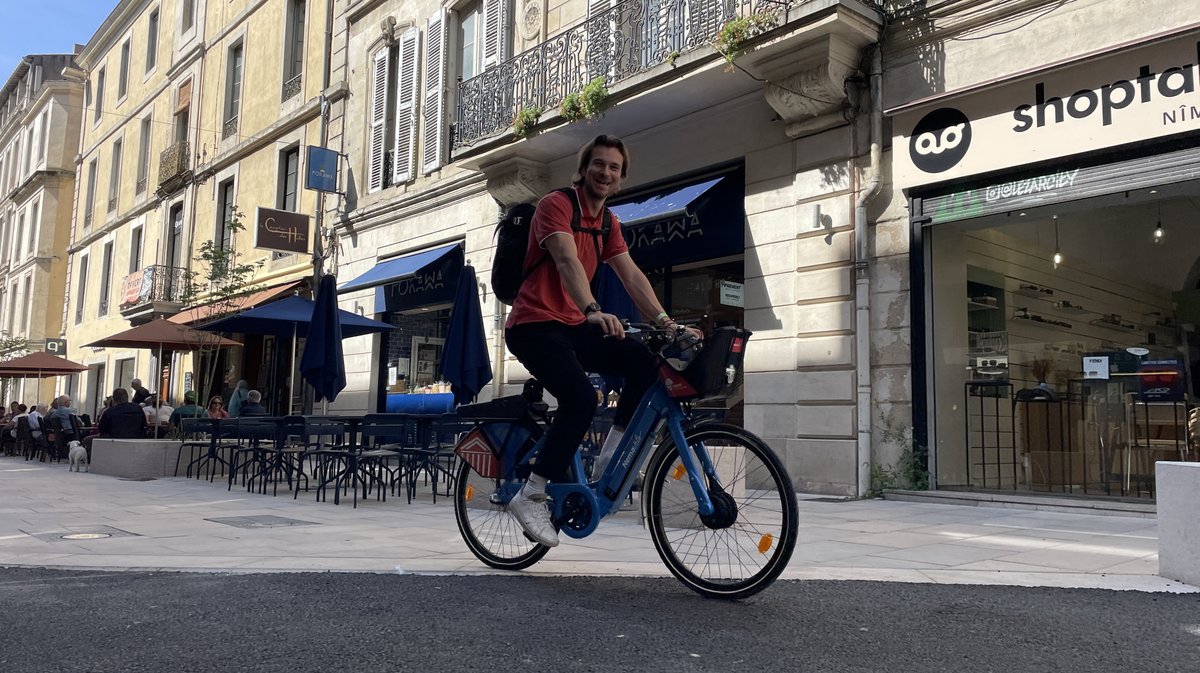 NemoVélo de Nîmes métropole, le vélo en libre-service (Photo Anthony Maurin)
