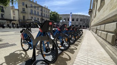 NemoVélo de Nîmes métropole, le vélo en libre-service (Photo Anthony Maurin)