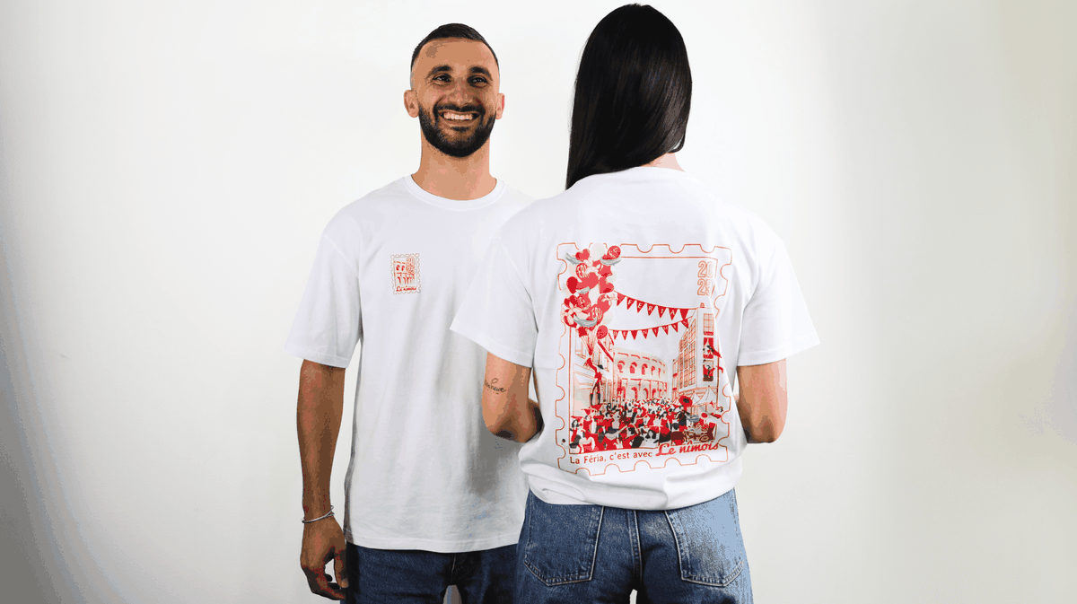 tee shirt le nîmois feria 2025
