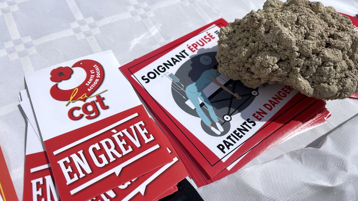 Fons-outre-Gardon grève CGT santé Ehpad des Jasses (Photo Anthony Maurin)