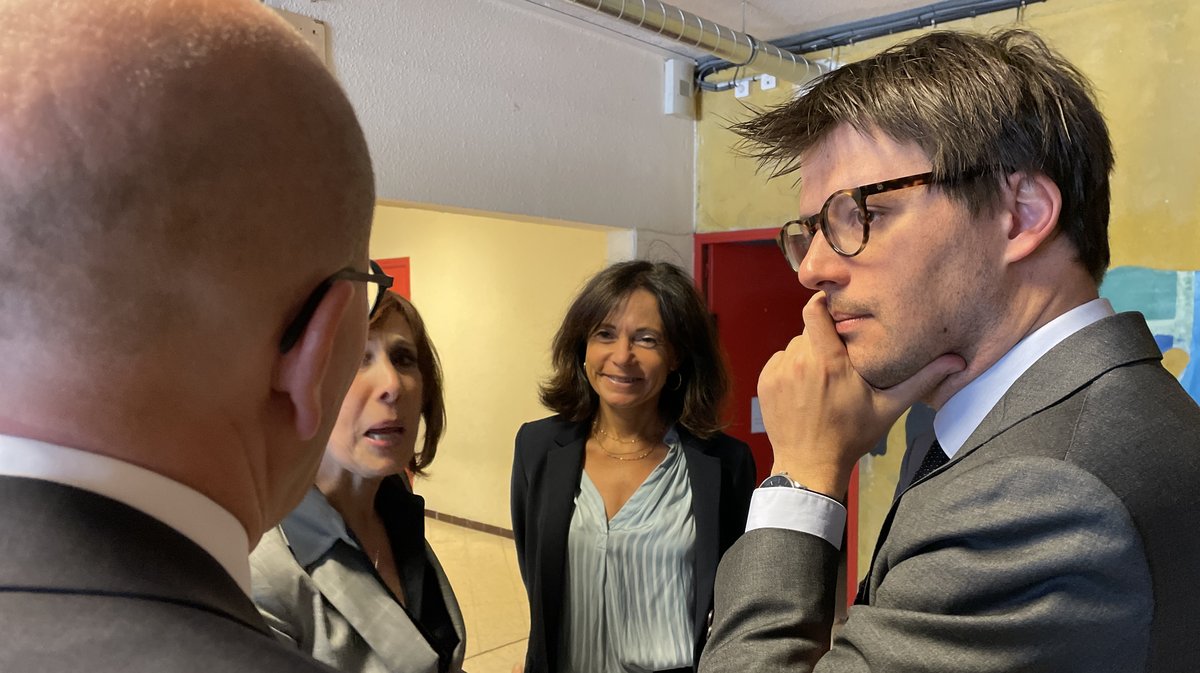 L'école Edouard-Vaillant recevait la rectrice Occitanie Carole Drucker-Godard (Photo Anthony Maurin)