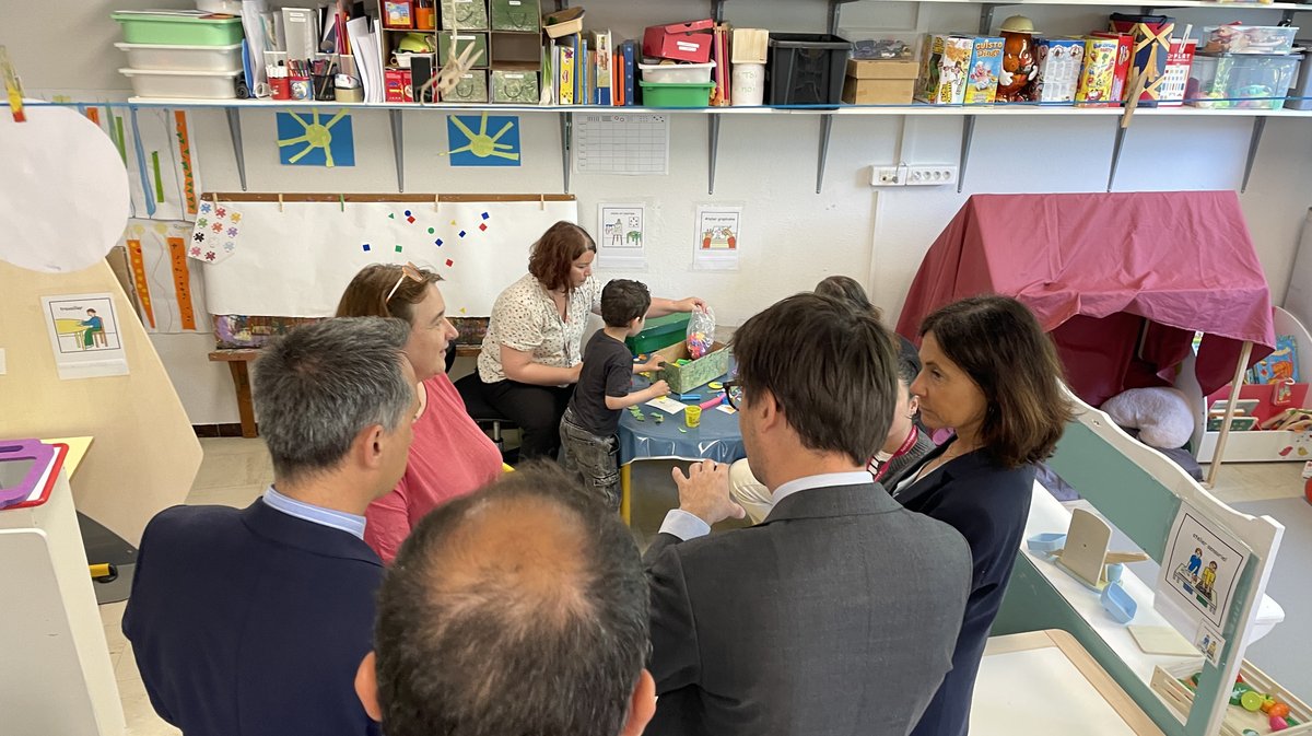 L'école Edouard-Vaillant recevait la rectrice Occitanie Carole Drucker-Godard (Photo Anthony Maurin)
