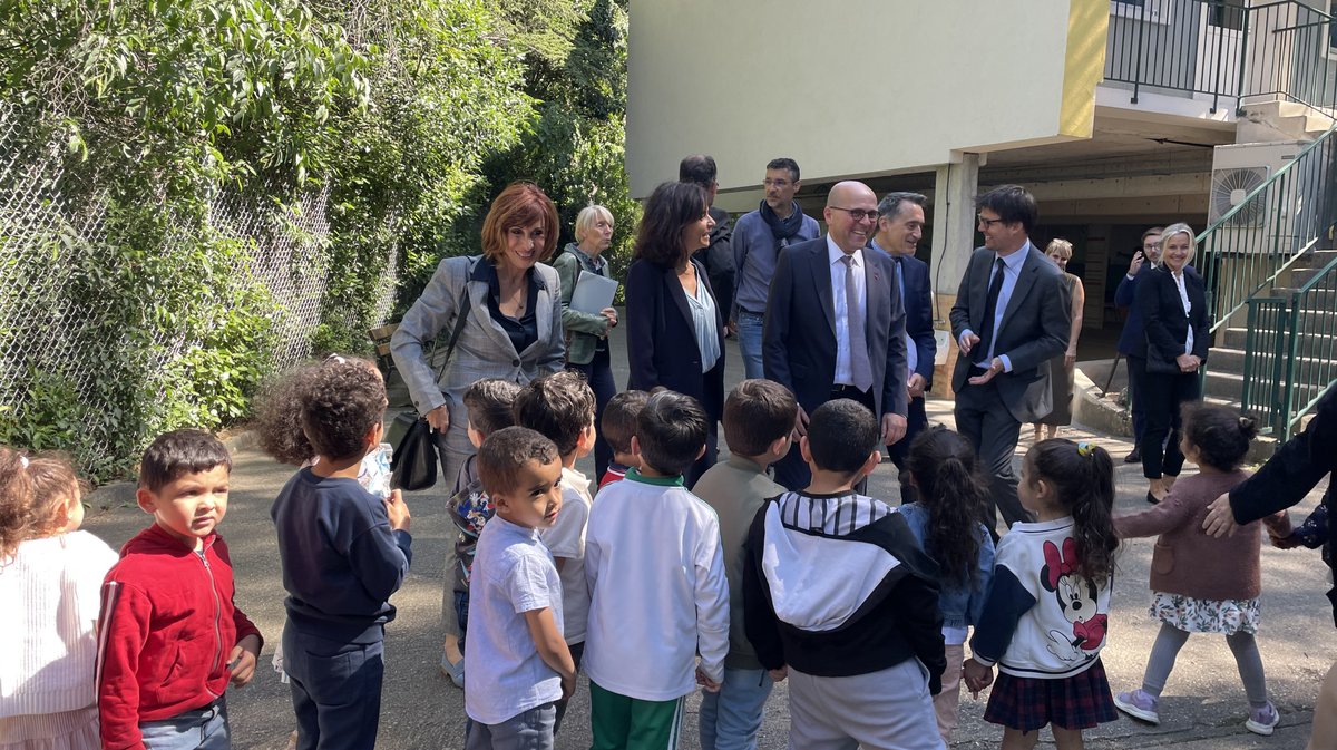 L'école Edouard-Vaillant recevait la rectrice Occitanie Carole Drucker-Godard (Photo Anthony Maurin)