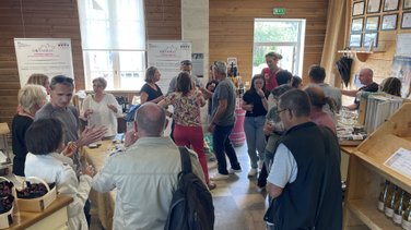 Le Domaine Donadille, de l'agro-campus Marie-Durand à Rodilhan a créé sa cuvée Miss Terre et a présenté ses millésimes 2024 (Photo Anthony Maurin)